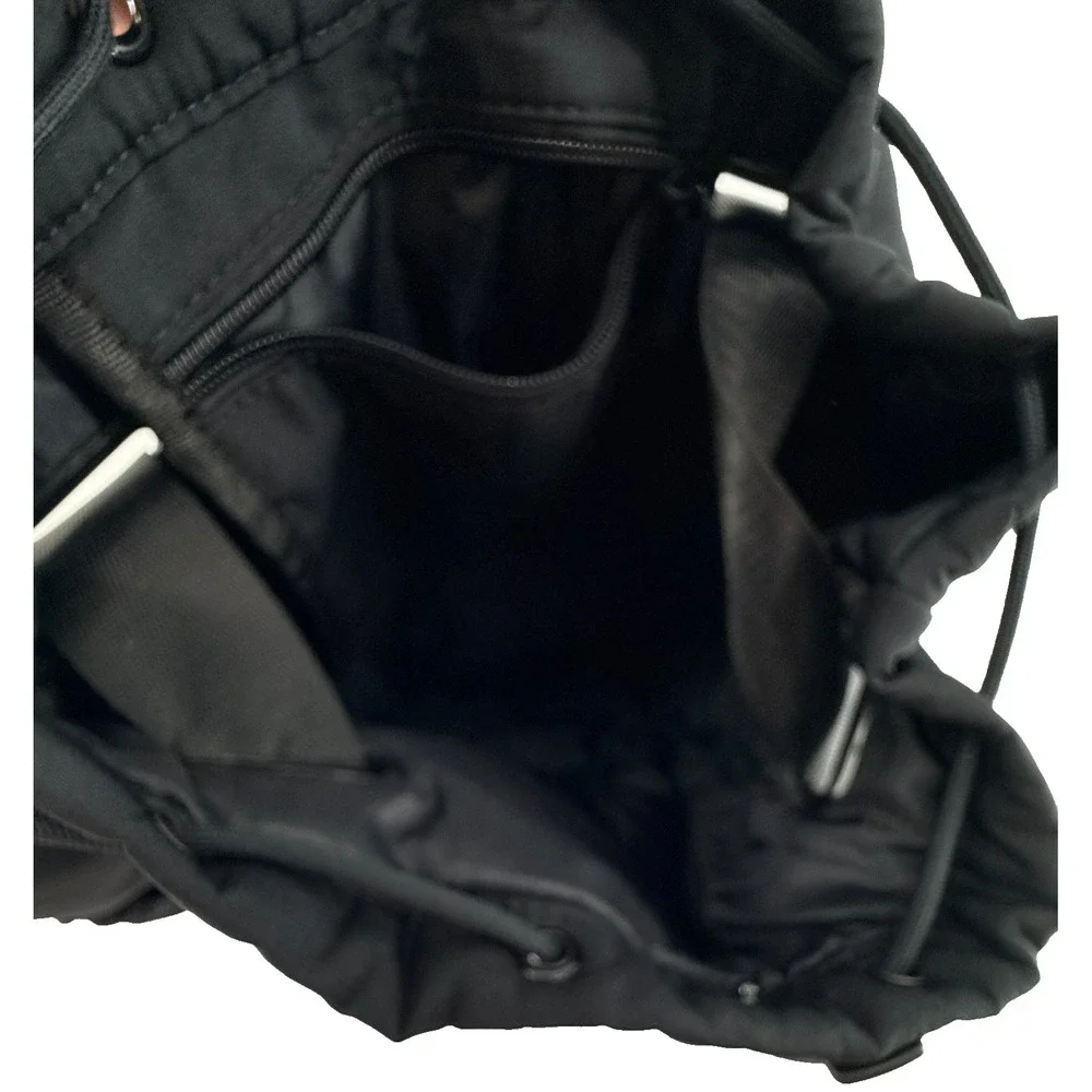 Beyond Yoga Backpack Black Drawstring Gym Yoga Bag Travel‎ Athlete Multi Pocket